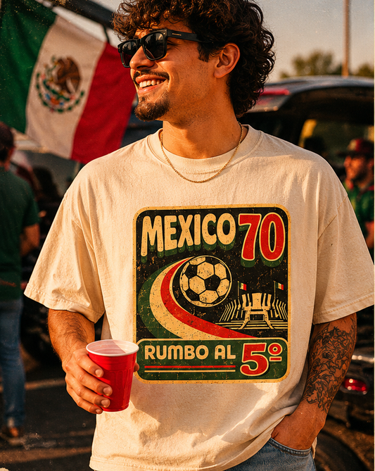 1970's Retro Mexico Rumbo Tee