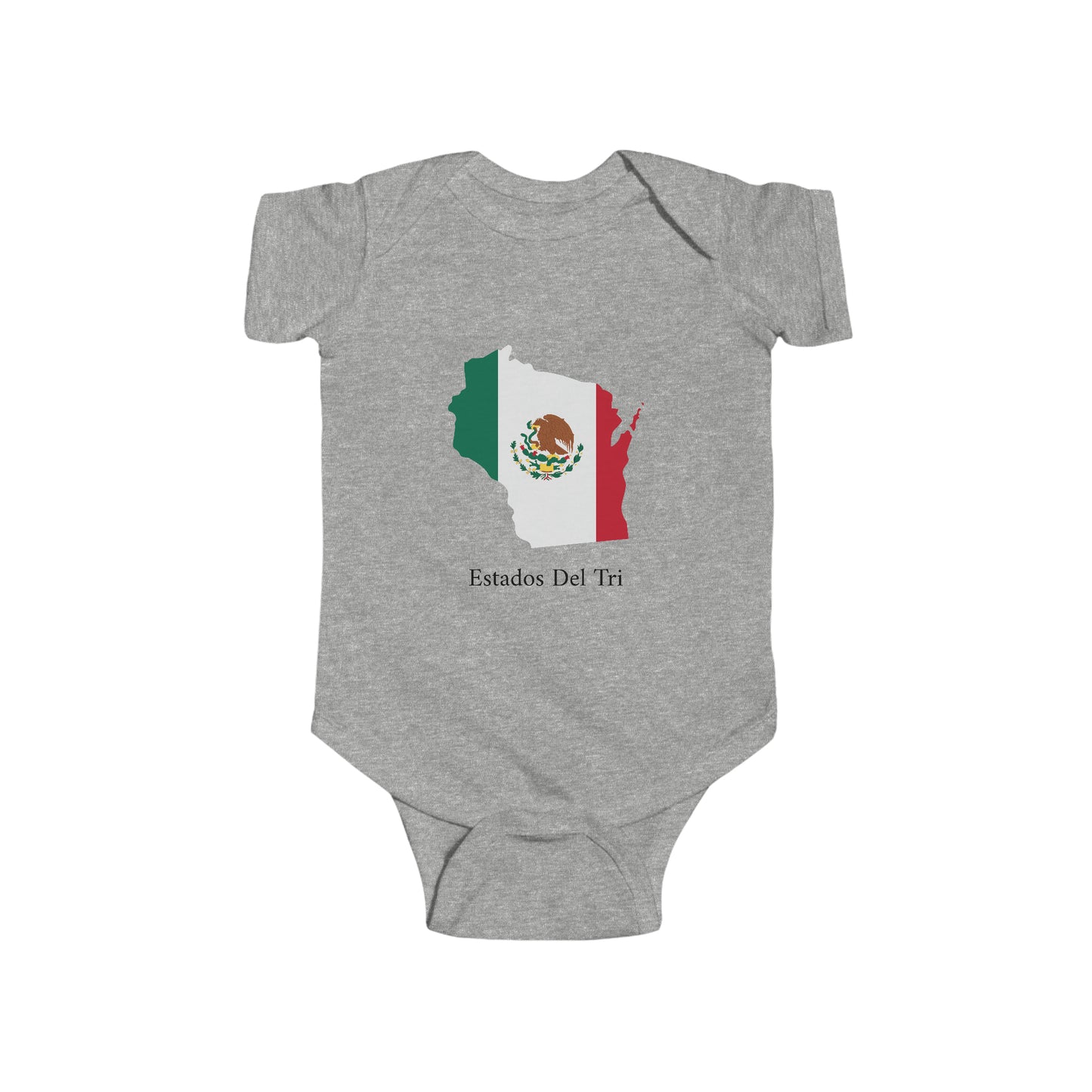 Estados Del Tri - Wisconsin Baby Onesie